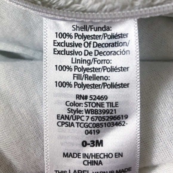 SOLD Wonder Nation Fleece Plush Snowsuit Pram - Picture 3 of 4